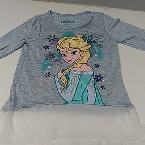 Frozen elsa girls top